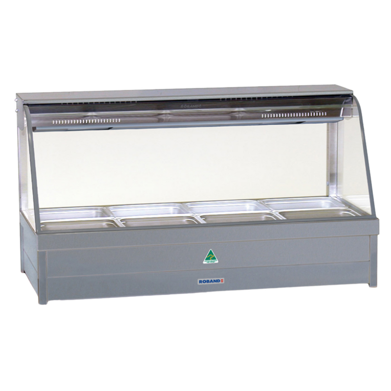 Roband C26RD Curved Glass Hot Food Display with Rear Doors