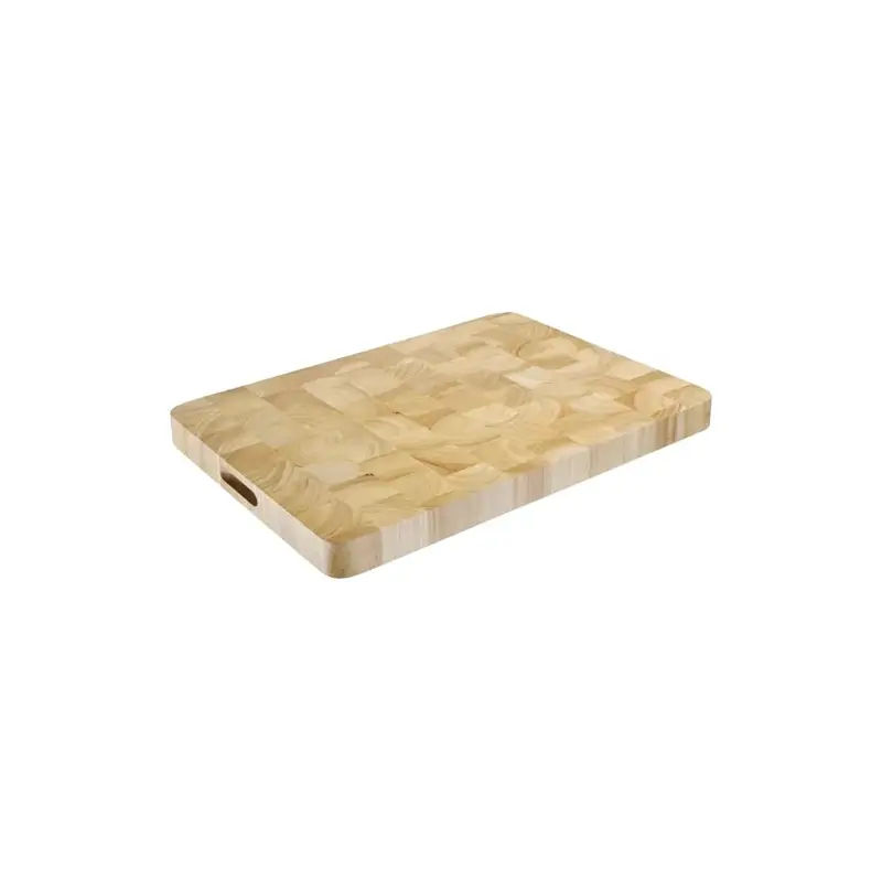 Vogue Rectangular Wooden Chopping Board Large 610x455x45mm