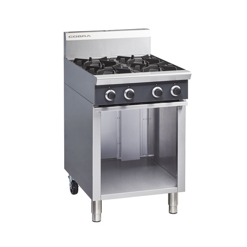 Cobra C6D - 4 Gas Open Burners - Open Cabinet Base