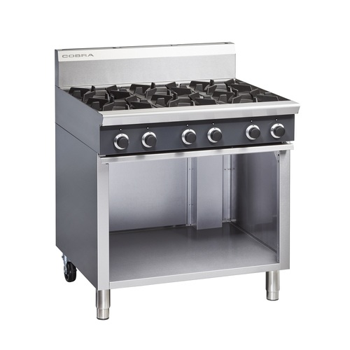 Cobra C9D - 6 Gas Open Burners - Open Cabinet Base