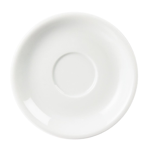 Olympia Whiteware Cappuccino Saucer 150mm (Box of 12)