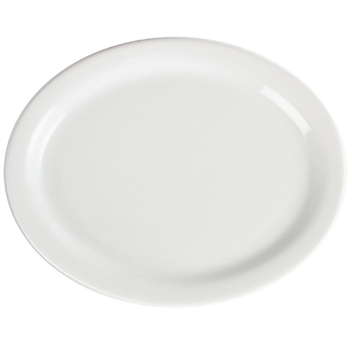 Olympia Whiteware Oval Plate /Platter 250mm (Box of 6)