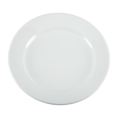 Olympia Whiteware Wide Rimmed Plate - 165mm 6.5" (Box of 12)