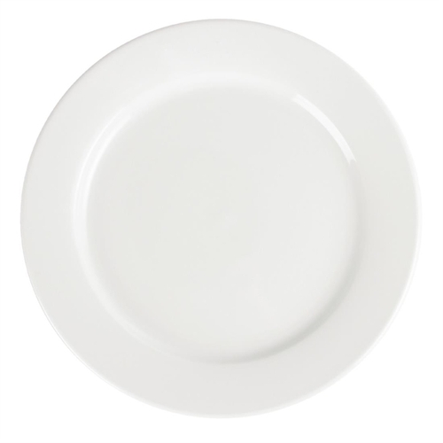 Olympia Whiteware Wide Rimmed Plate - 280mm 11" (Box of 6)