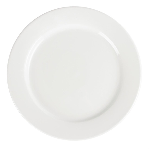Olympia Whiteware Wide Rimmed Plate 280mm (Box of 6)