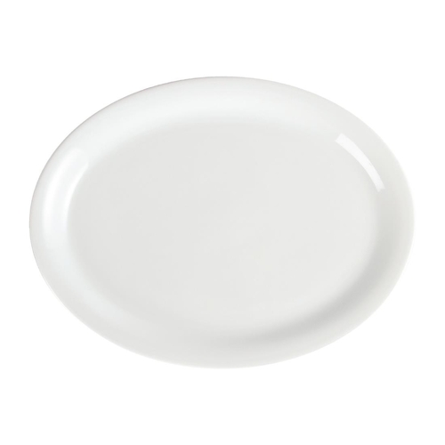 Olympia Whiteware Oval Plate /Platter 295mm (Box of 6)