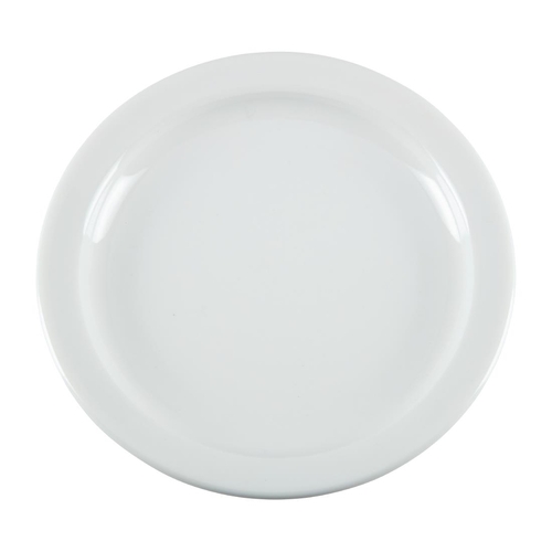Olympia Whiteware Narrow Rimmed Plate 150mm (Box of 12)
