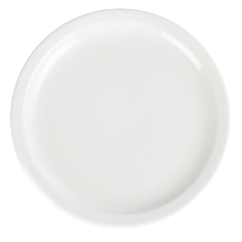 Olympia Whiteware Narrow Rimmed Plate 230mm (Box of 12)