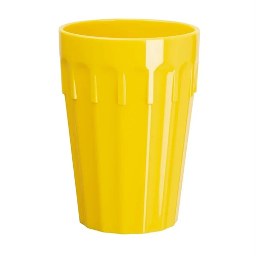 Olympia Kristallon Polycarbonate Tumbler 260ml Yellow (Box of 12)