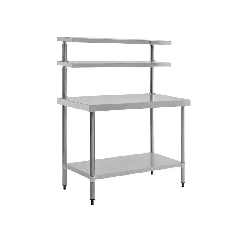Vogue Table with Gantry Shelf 1500x 1200x600mm
