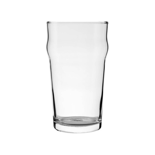 Crown  Glassware Nonic Pint Certified, Nucleated & Fully Tempered 570ml (Box of 24)