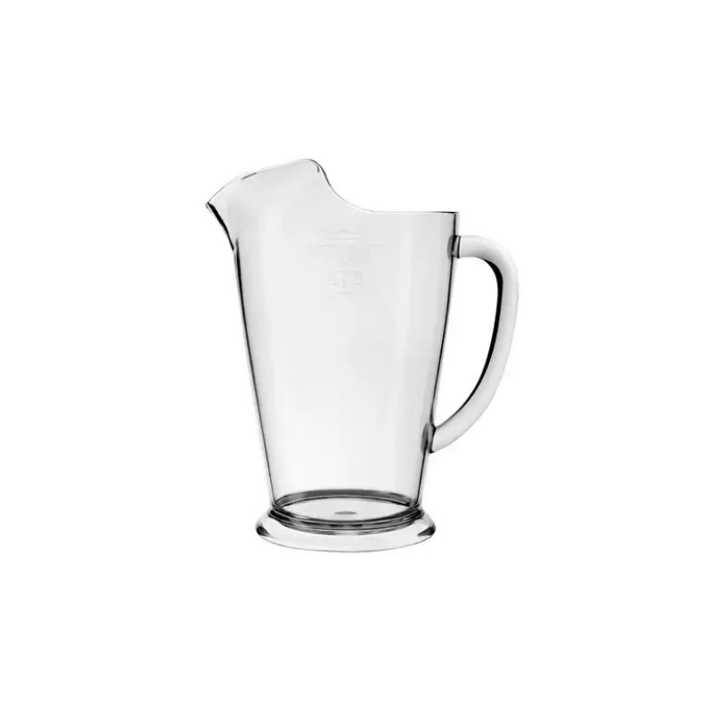 Crown  Polycarbonate Jug With Ice Lip Certified 1140ml (Box of 12)