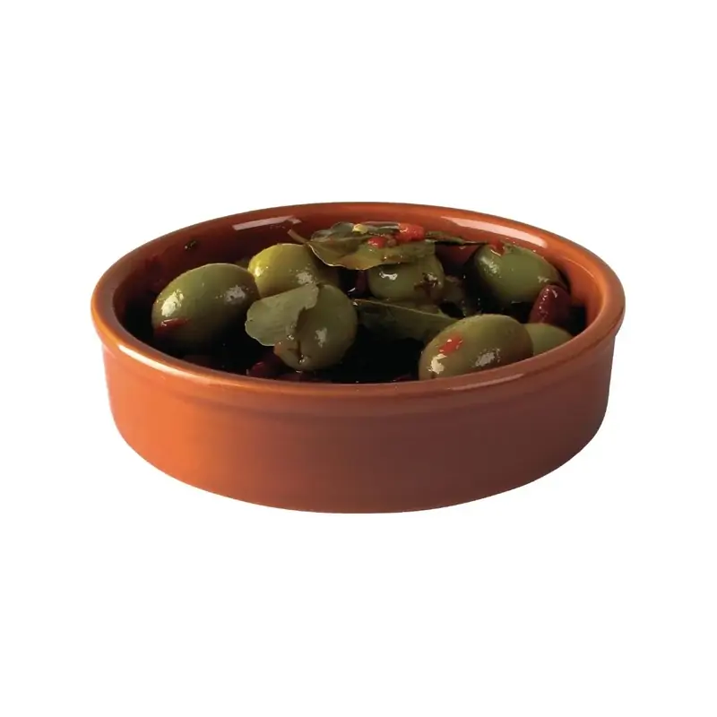 Olympia Porcelain Rustic Mediterranean Dish Large 134x30mm (Box of 6)