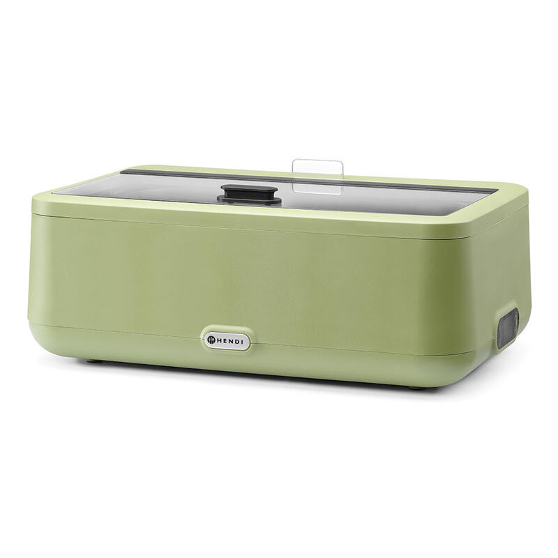 Uniq CDU0003 Commercial Electric Chafing Dish 1/1 GN - Green Polypropylene
