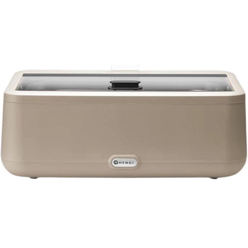 Uniq CDU0004 Commercial Electric Chafing Dish 1/1 GN - Beige Polypropylene
