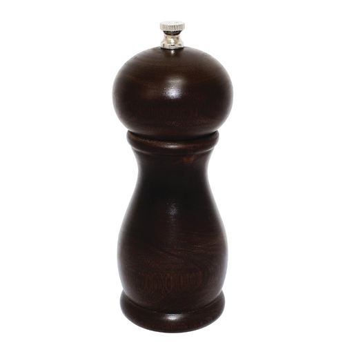 Olympia Salt & Pepper Mill 150mm Dark Wood 