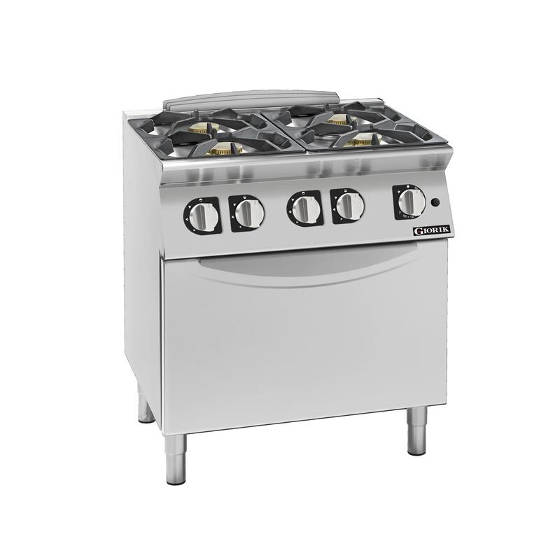 Giorik CG740FT - 4 Burner Gas Range on Gas Oven