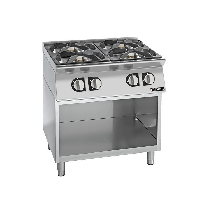 Giorik CG740GT - 4 Burner Gas Boiling Top on Open Base