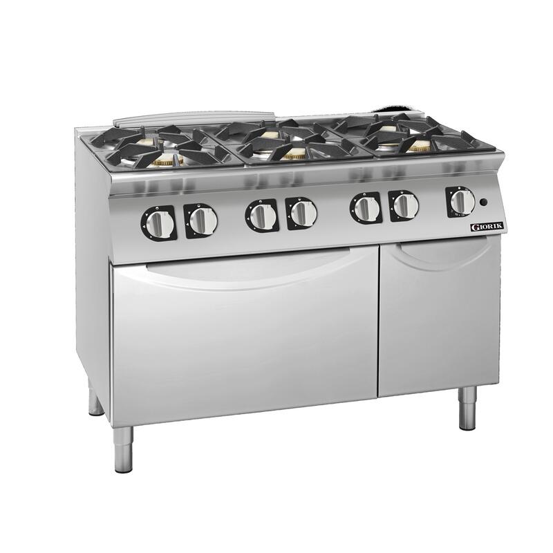 Giorik CG760FT - 6 Burner Gas Range on Gas 2/1 Oven