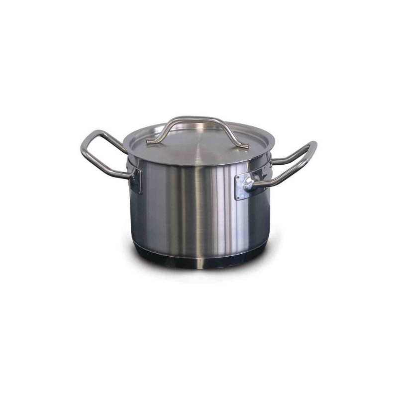 Forje 11.1 Litre Stainless Steel High Casserole Pot with Lid
