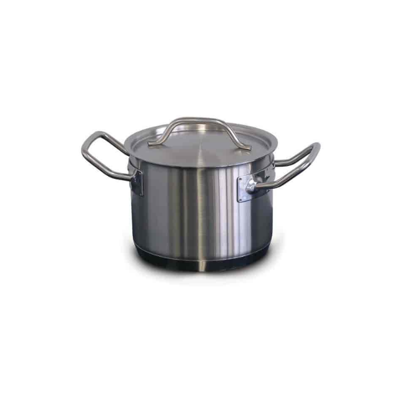 Forje 2.4 Litre Stainless Steel High Casserole Pot with Lid