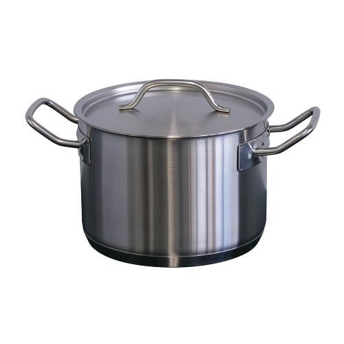 Forje 4.4 Litre Stainless Steel High Casserole Pot with Lid