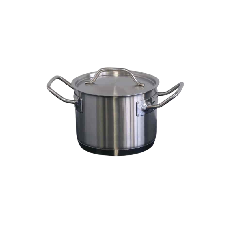 Forje 4.4 Litre Stainless Steel High Casserole Pot with Lid