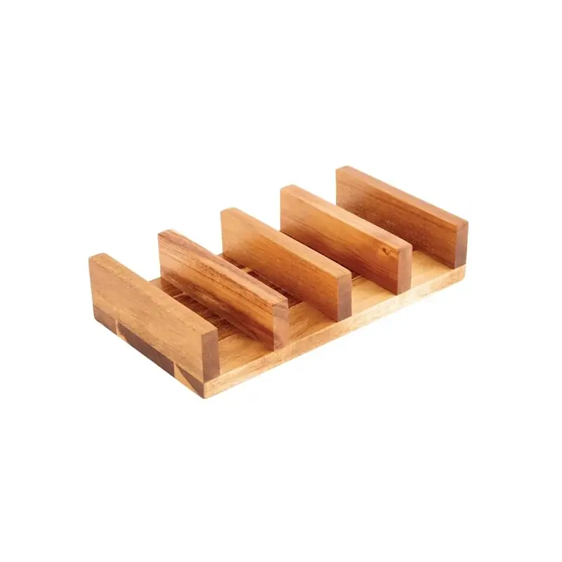 Olympia Acacia Wood Taco Stand