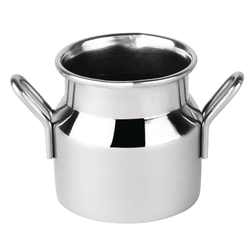 Olympia Mini Milk Churn Stainless Steel Small 60ml