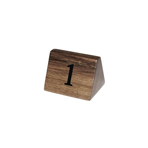 Wooden Table Numbers 1-10