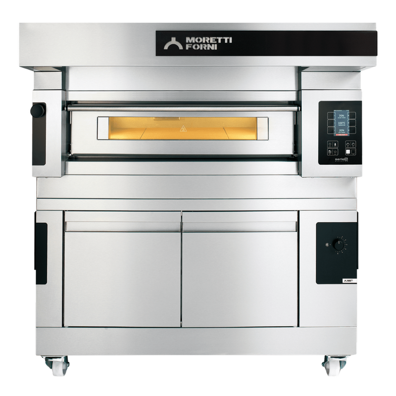 Moretti Forni SerieS COMP S100E/1/L Single Deck Pizza Oven on Prover