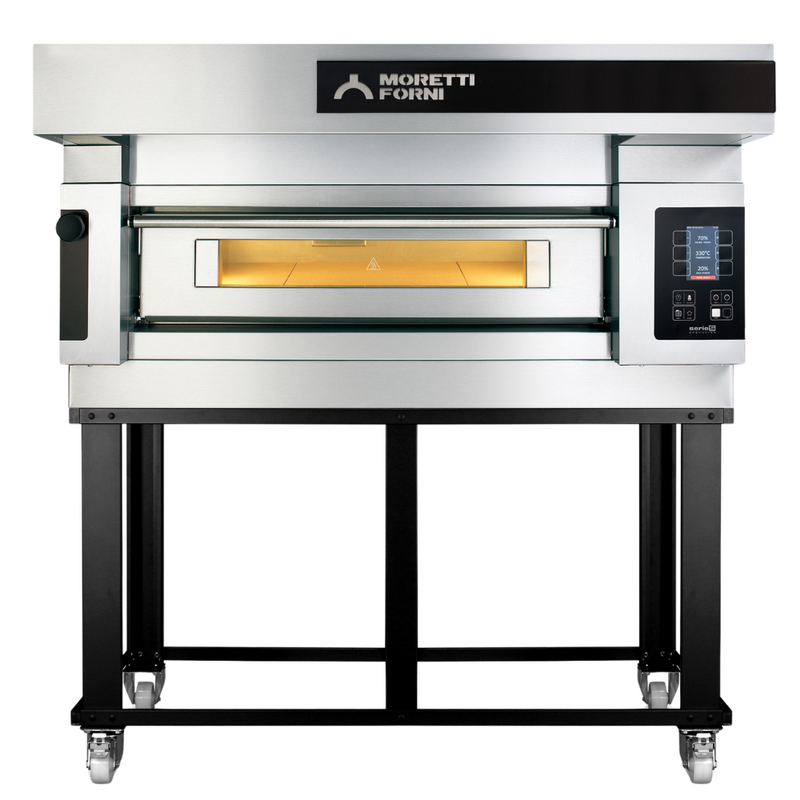 Moretti Forni SerieS COMP S100E/1/S Single Deck Pizza Oven on Stand