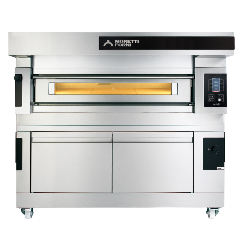 Moretti Forni SerieS COMP S125E/1/L Single Deck Pizza Oven on Prover