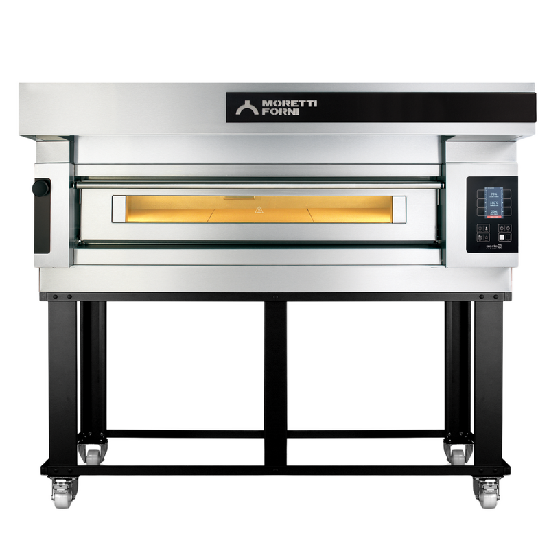 Moretti Forni SerieS COMP S125E/1/S Single Deck Pizza Oven on Stand