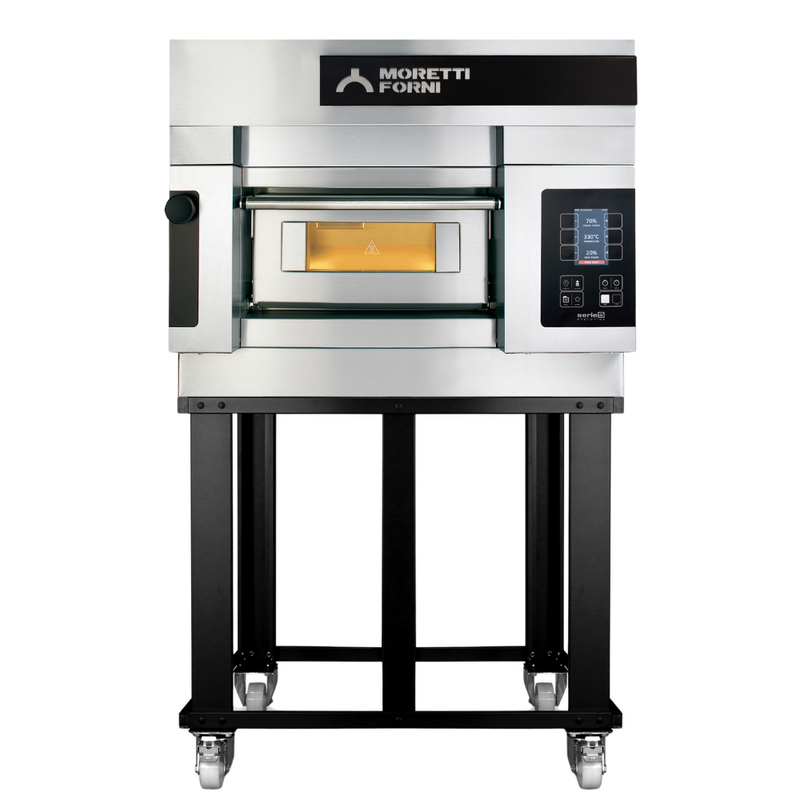 Moretti Forni SerieS COMP S50E/1/S Single Deck Pizza Oven on Stand
