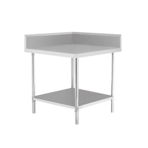 COR-0660 Stainless Steel Corner Bench 900w x 600d x 900h mm
