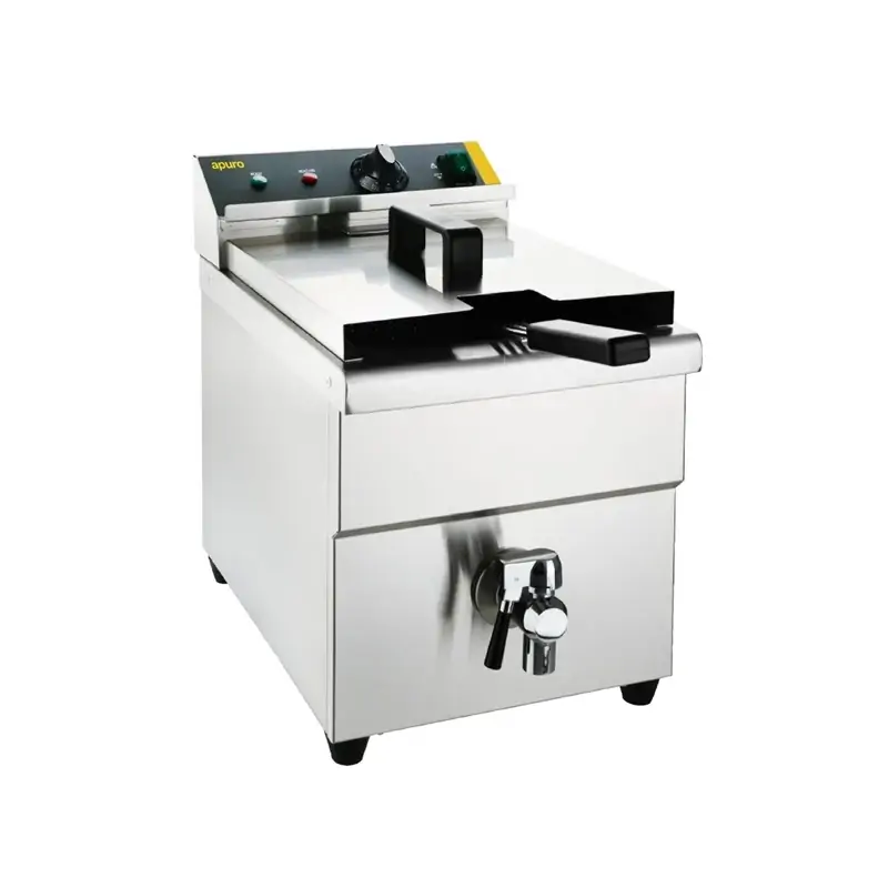 Apuro Single Tank Single Basket Induction Fryer 7.5L