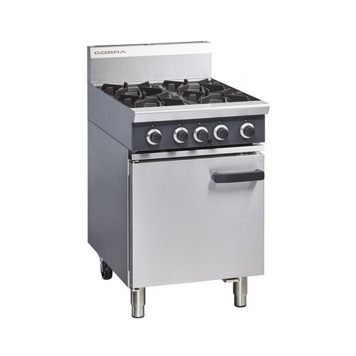 Cobra CR6D - Gas 4 Open Burners and Oven