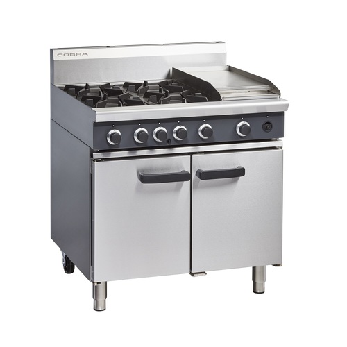 Cobra CR9C - 4 Open Burners with 300mm Griddle and Oven