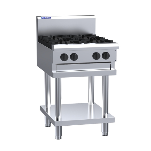 Luus CS-4B - Gas 4 Burner Cooktop on Leg Stand