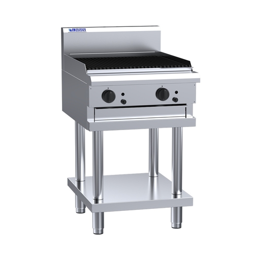 Luus CS-6C - Gas 600mm Chargrill on Leg Stand