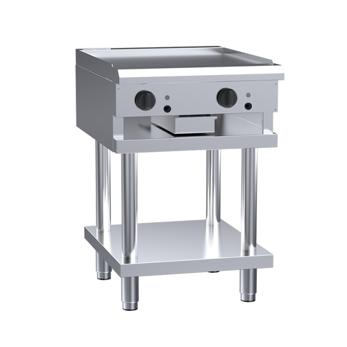 Luus CS-6P-T - Gas Teppanyaki Grill 600mm on Leg Stand