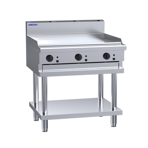 Luus CS-9P - Gas 900mm Griddle on Leg Stand