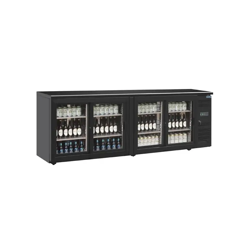 Polar U-Series Back Bar Counter Display Cooler 4 Door