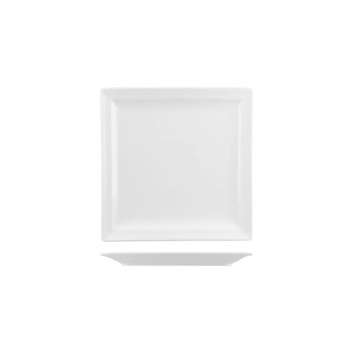 RAK Classic Gourmet Square Plate 240mm (Box of 12)