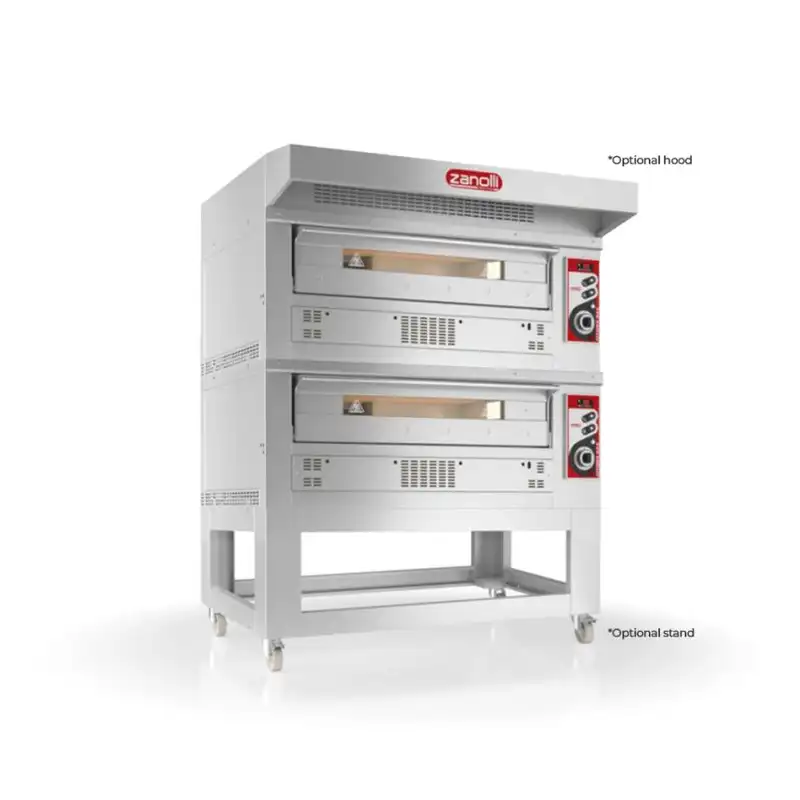 Zanolli Citizen CTM1G01A-2 - PWG 6+6 Gas Double Deck Pizza Oven - 12 Pizzas