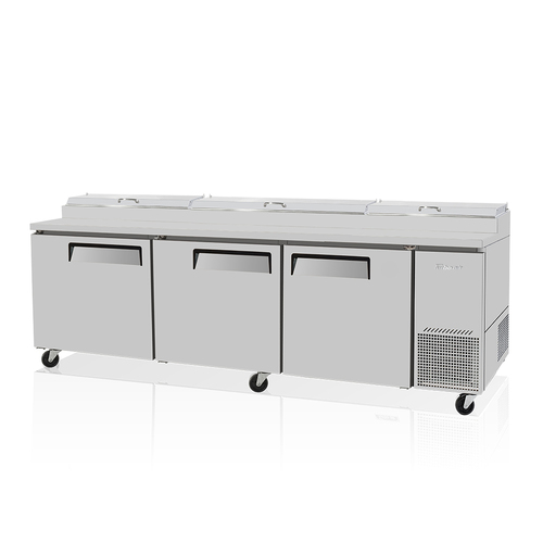 Turbo Air CTPR-93SD - 3 Door Pizza Prep Table Refrigerator - 878L