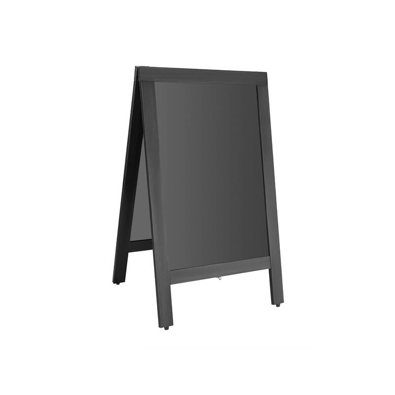Olympia Pavement Board Black Wooden Frame 500x850mm