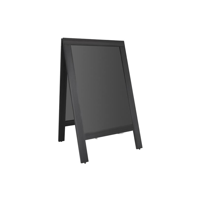 Olympia Pavement Board Black Wooden Frame 700x1200mm