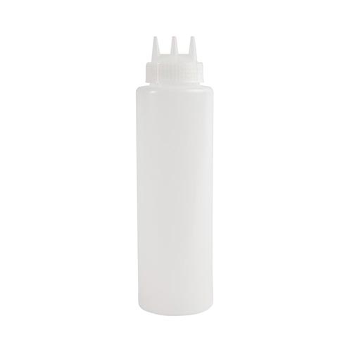 Squeeze Bottle Tripple Nozzle 1.02lt - Clear